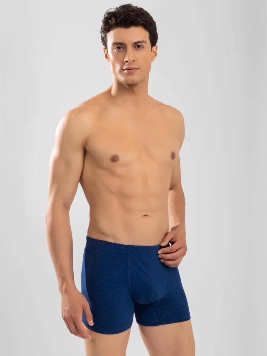 Baykar Baskılı Mavi Boxer Külot 274280487 Mavi