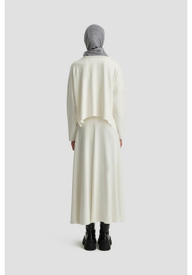 Armine Örme Hırkalı Takım 25kd6816 Ekru Krem