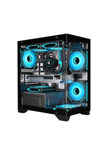 Oexpert Tornado 5 Argb Fanlı Beyaz Mini Akvaryum Kasa