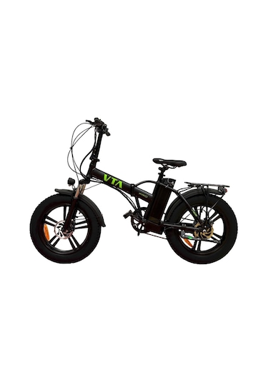 Vb2 Pro - 20 İnç Elektrikli Bisiklet - 7 Vites Katlanabilir Yapı İle Şehir İçi Ulaşım İçin İdeal Siyah