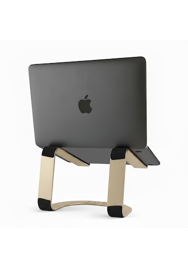 Prexua Lifter Ergonomik Metal Notebook & Laptop Standı - Metal- Gold - Lft4015gl