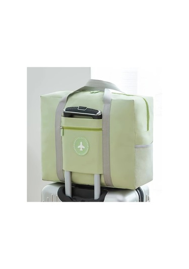 Hightower Yeşil Büyük Kapasiteli Seyahat Çantası Katlanır Portatif Giysi Depolama Çantası Yeşil