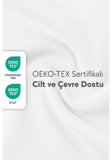 Calmera Home Tek Kişilik %100 Pamuk Penye Lastikli (Fitted) Çarşaf
