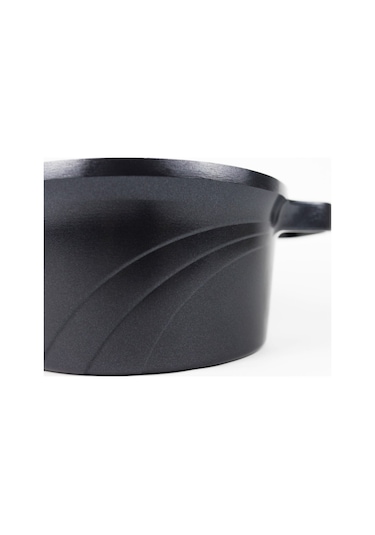 Bordain Alüminyum Derin Tencere 24 Cm Siyah D-bor24c