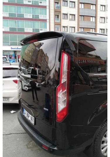 Ford Transit Custom Ps Style Abs Plastik Parlak Siyah Spoiler Tek