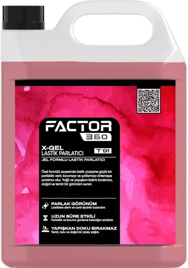 Factor360 X Gel Lastik Parlatıcı Jel 5 Kg