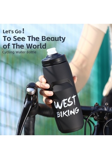 Wondernest Yp0721041 West Su Siyah Şişesi Sertifikalı Pp+silikon İçermez Ml Mekan Mat Bpa Free Fda Onaylı 620ml Yc Siyah