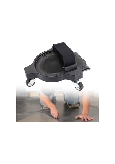 Homyl Koruma Pedi Bahçe Tekerleği Diz Çökme İnşaat Döşeme Siyah