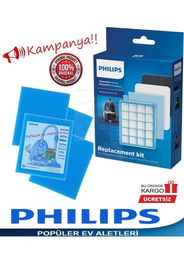 Philips Uyumlu Fc8478/91 1500 Watt Hepa Filtre Seti (430092166)