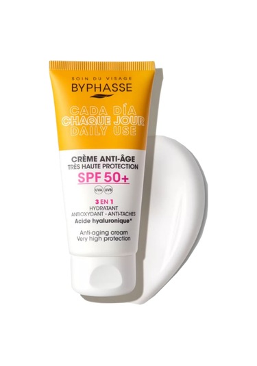 Byphasse Anti-Aging 3'ü 1 Arada Renkli Güneş Kremi SPF50+ 50 ML