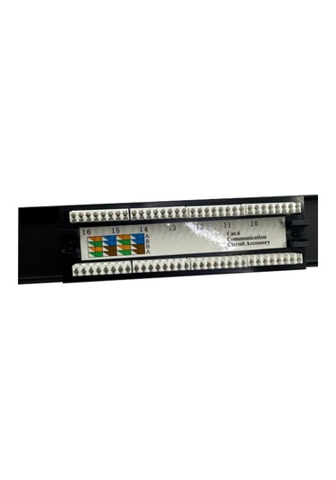 16 Port Cat6 Patch Panel 16 Port Ethernet Panel