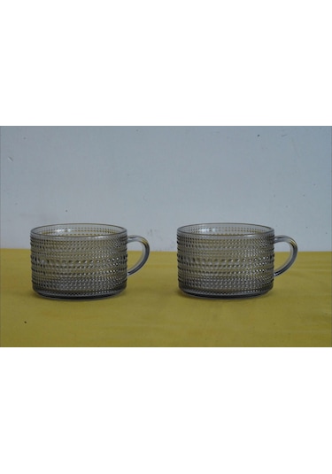 Aron Grey 2'li Bardak 410 Ml Şeffaf