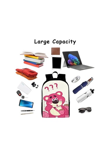 Trendooze Uygun, Siyah Siyah Siyah Sırt Seyahat Organizasyon Kawaii Karikatür, İş, İnç İle, İçin Genç, Dizüstü Çoklu Çantası, Bölmeleri Bilgisayara Abd12 15.6 Hf Siyah