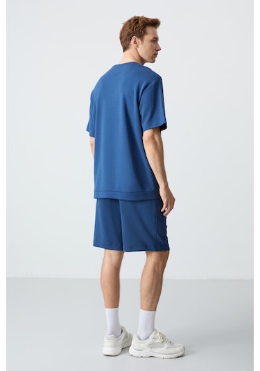 Tommy Life Parlament Pamuklu Kalın Yumuşak Dokulu Oversizefit Basic Erkek Şort Takım - 85257 Lacivert Tommy Life Parlament Pamuklu Kalın Yumuşak Dokulu Oversizefit Basic Erkek Şort Takım - 85257 Lacivert