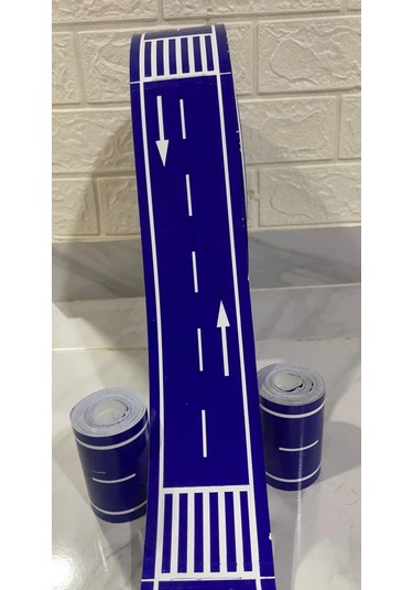 Otobant Yol Yapım Bantı Çocuklar İçin Lacivert Renk 7cm X 10 Metre Lacivert