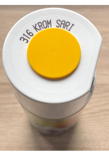 Akçalı 316 Krom Sarı Sprey Boya 400 ML