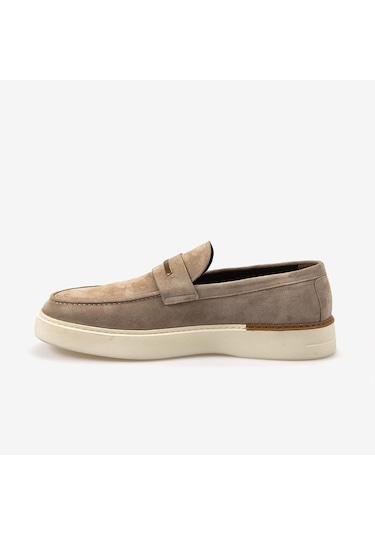 Mocassini Gold Erkek Spor & Sneaker Ayakkabı A7609 Vizon Süet