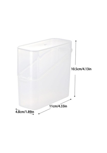 1 Adet Büyük Kapasiteli Peynir Saklama Kabı Hava Geçirmez Gıda Saklama Kabı Kapaklı Dilim Peynir Tutucu Buzdolabı Koku Şeffaf Düzenleyici Şeffaf