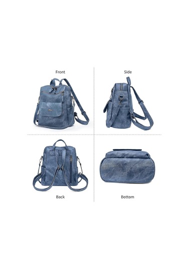 Kadın Sırt Çantası Su Geçirmez Hırsızlık Önleyici Hafif Pu Moda Seyahat Çok Amaçlı Diğer