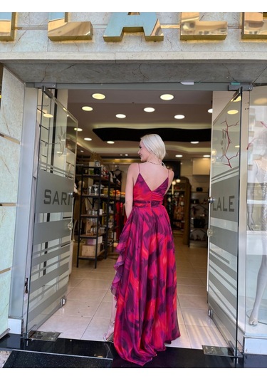 Elbise Empırme Katkat Evafashion Fuşya