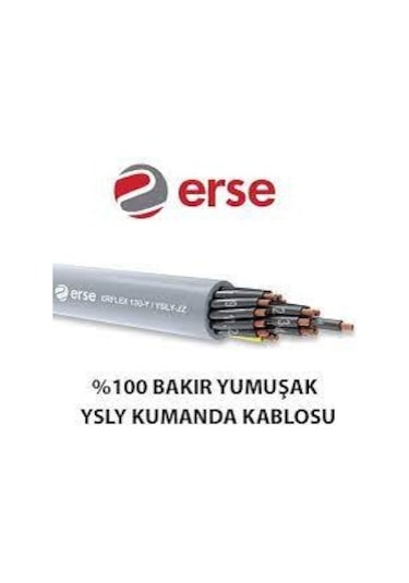Erse 3X2.5 Ysly-J Ttr Makina Ve Kumanda %100 Bakır Kablo 1 M