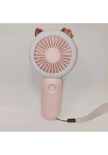 El Tipi Cep Hayranları Usb Şarj Tembel Fan Masaüstü Mini Fan Taşınabilir Yurt Ev Hediyesi Öğrenci Açık Seyahat Mini Fan 7513 Pembe