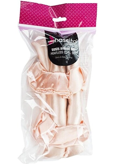 Sosis Bigudi 3'lü Set Açık Pembe - 63