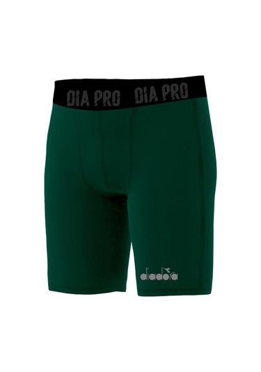 Diadora Flatron Pro - Erkek Yeşil Kısa Tayt - Flatronkfs Yeşil