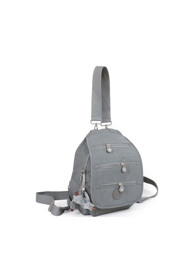 Küçük Boy Krinkıl /klinkır Su Geçirmez Çok Gözlü Uzun Askı Günlük El Omuz Ve Sırt Çantası Gri 13-5a Gri