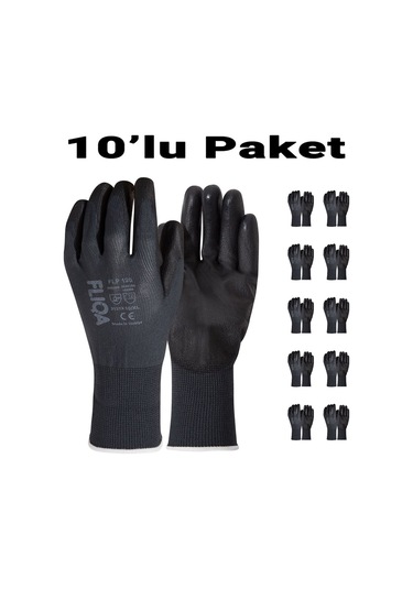 Flp-120 Pu Hassas Montaj İş Eldiveni 10'lu Paket
