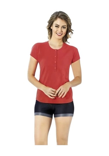 Kadın Şortlu Takım 40035 Kırmızı