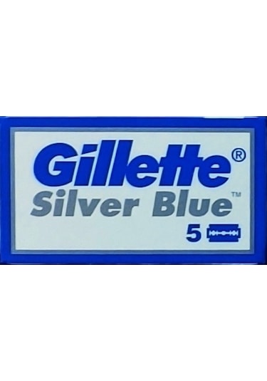 Gillette Silver Blue Tıraş Bıçağı Jilet 5 x 20'li