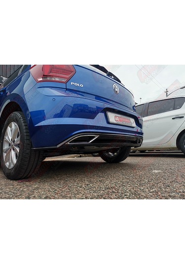 Volkswagen Polo R Line Arka Tampon Difüzörü 2018 Sonrası Mk6
