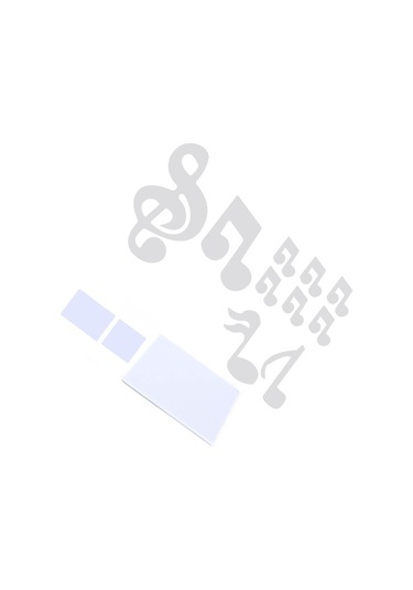 Shineyee Pvc Müzik Notası Dekoratif Duvar Sticker, Cam Gibi Ayna Yüzeyli, 3d Relief, Canlı Odası Tv Arka Planı, Ev Dekoru, Sağlıklı Ve Dayanıklı, Kolay Kurulum Gümüş