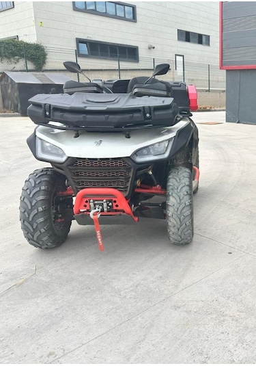 Segway 570 Atv Çantası 180 Litre Arka+80 Litre Ön+2 Adet Benzin Bidonu Kırmızı Siyah