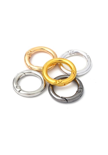 Snapbuy10 Adet Alaşım Açık Yay Halkası - Anahtarlık Ve Bagaj Tokası 20mmkırmızı Kırmızı