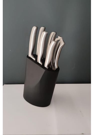 Berghoff Dina Frame 8 Parça Bloklu Bıçak Seti Siyah