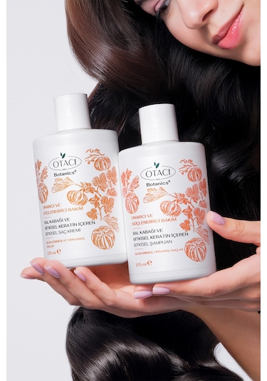 Botanics+ Onarıcı & Güçlendirici Bakım - Bal Kabağı Ve Bitkisel Keratin İçeren Bitkisel Saç Kremi
