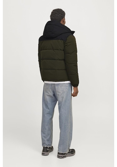 Jjeotto Puffer Jacket Sn Haki 12258416 001