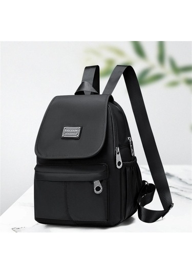 Ganzhoushop Yeni Yaz Sırt Sırt Seyahat Rahat Purple Oxford Öğrenci Moda Kumaş Kadın Kadın Çantası Çantası Çanta Bd Mor