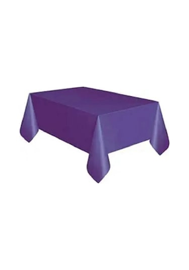 1 Adet Mor 120x180 Cm Kullan At Masa Örtüsü Doğum Günü Partisi, Kutlama Partisi, Mevlit Yemeği Tüm Yaşlar