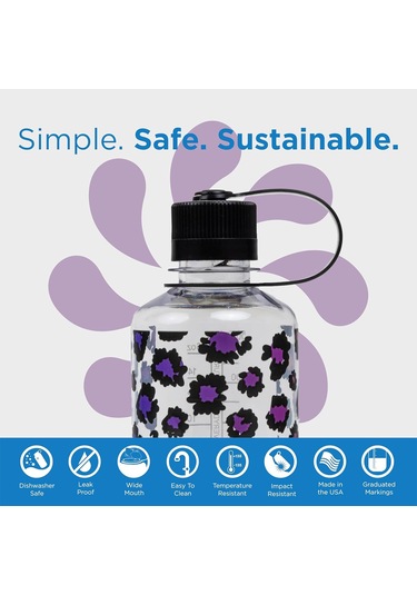 Nalgene 16 Oz Nm Tritan Suluk Matara 0,5 Litre Rainbow Cheetah