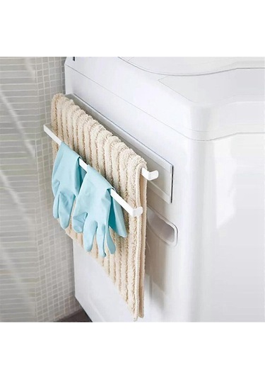 Buzdolabı, Mutfak Depolama İçin Manyetik Havlu Askısı, Yan Duvar İçin Delinmeyen Havlu Askısı -