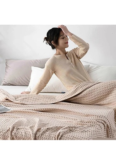 Yetişkin Pamuklu Havlu Battaniye Tüm Pamuklu Gazlı Bez Battaniye Öğle Yemeği Molası Havlu Battaniye Diğer