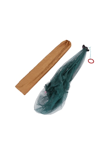 Aubyhe Otomatik Nilon Balık Av Ağı - 4 Delikli, 66x66cm, Avcılar İçin Yardımcı Araç