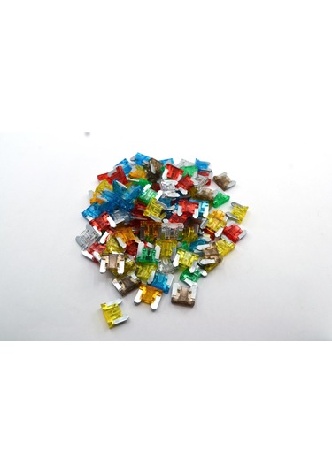 Adam Karışık Amperli Paket Alçak Profil Bıçak Sigorta 100 Adet