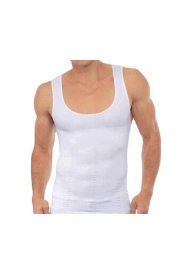 Erkek Atlet Korse Beyaz