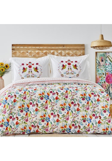 Karaca Home Parlin Çift Kişilik Nevresim Takımı Fuşya