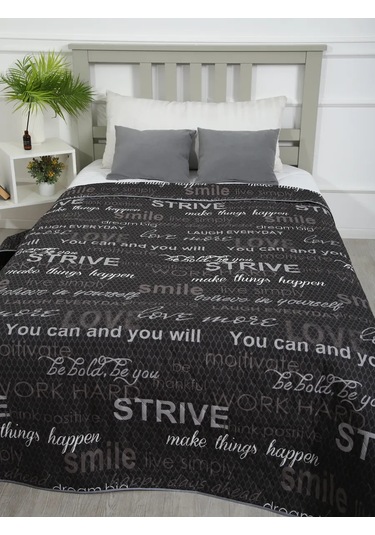 Inteteks Yatak Ve Kanepe İçin Euro Boyutlu 210x240 Kanepe Örtüsü 430225706 Siyah