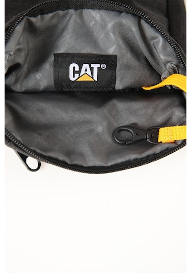 Caterpillar Cat Omuz Askılı Çapraz Çanta Siyah 84029 Antrasit